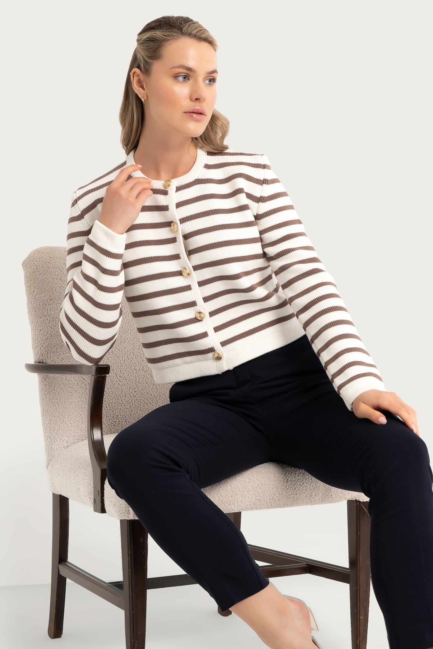 Striped Cardigan