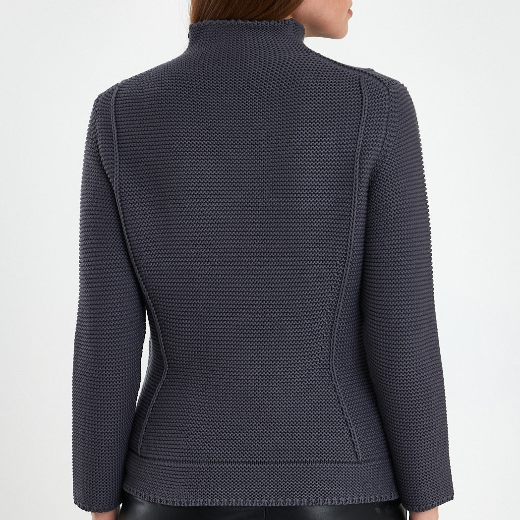 Anthracite Turtleneck Pullover