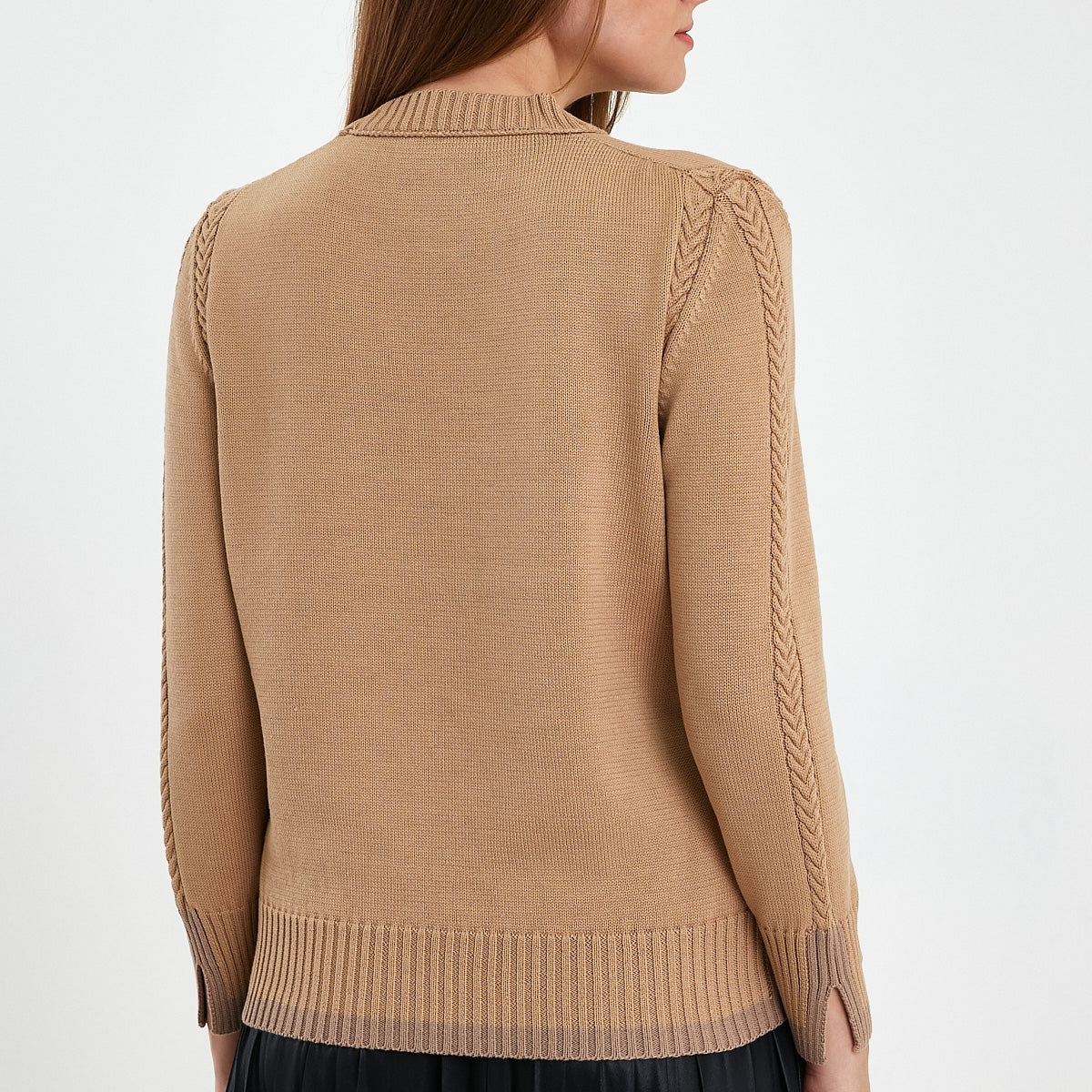 Camel Long Sleeve Pullover