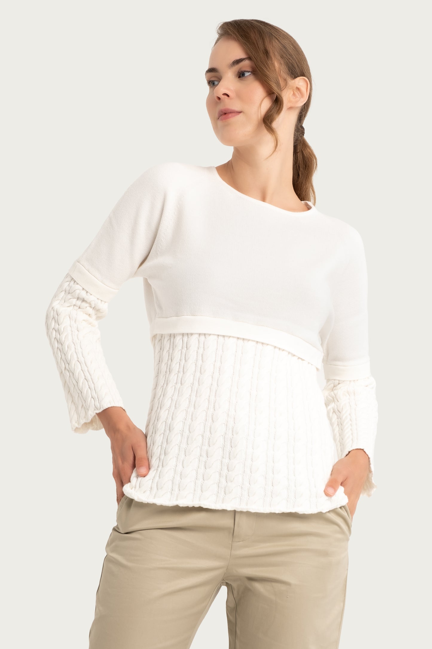 Ecru Pullover