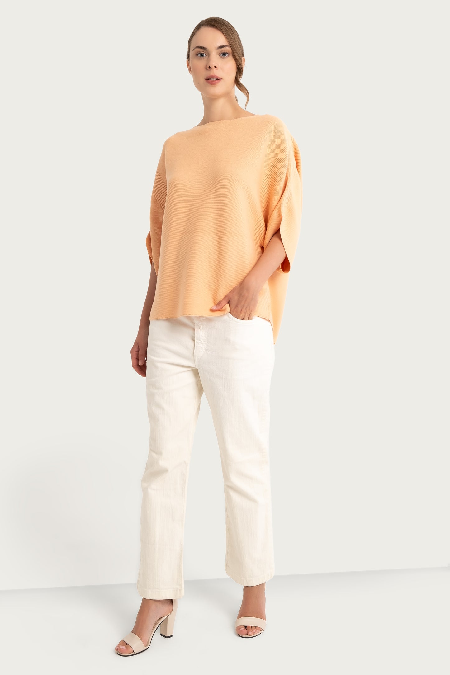 Apricot Oversize Pullover