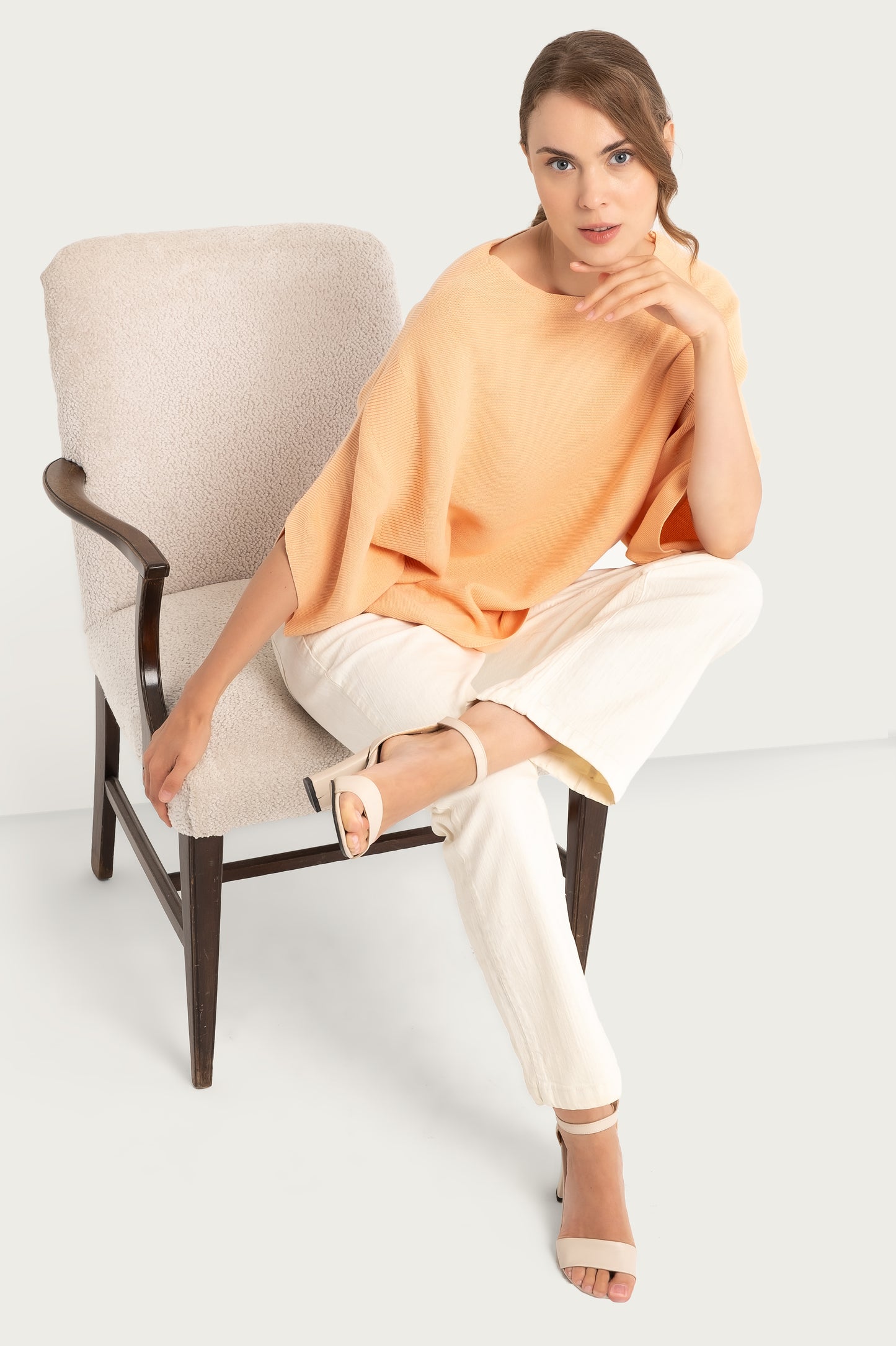 Apricot Oversize Pullover