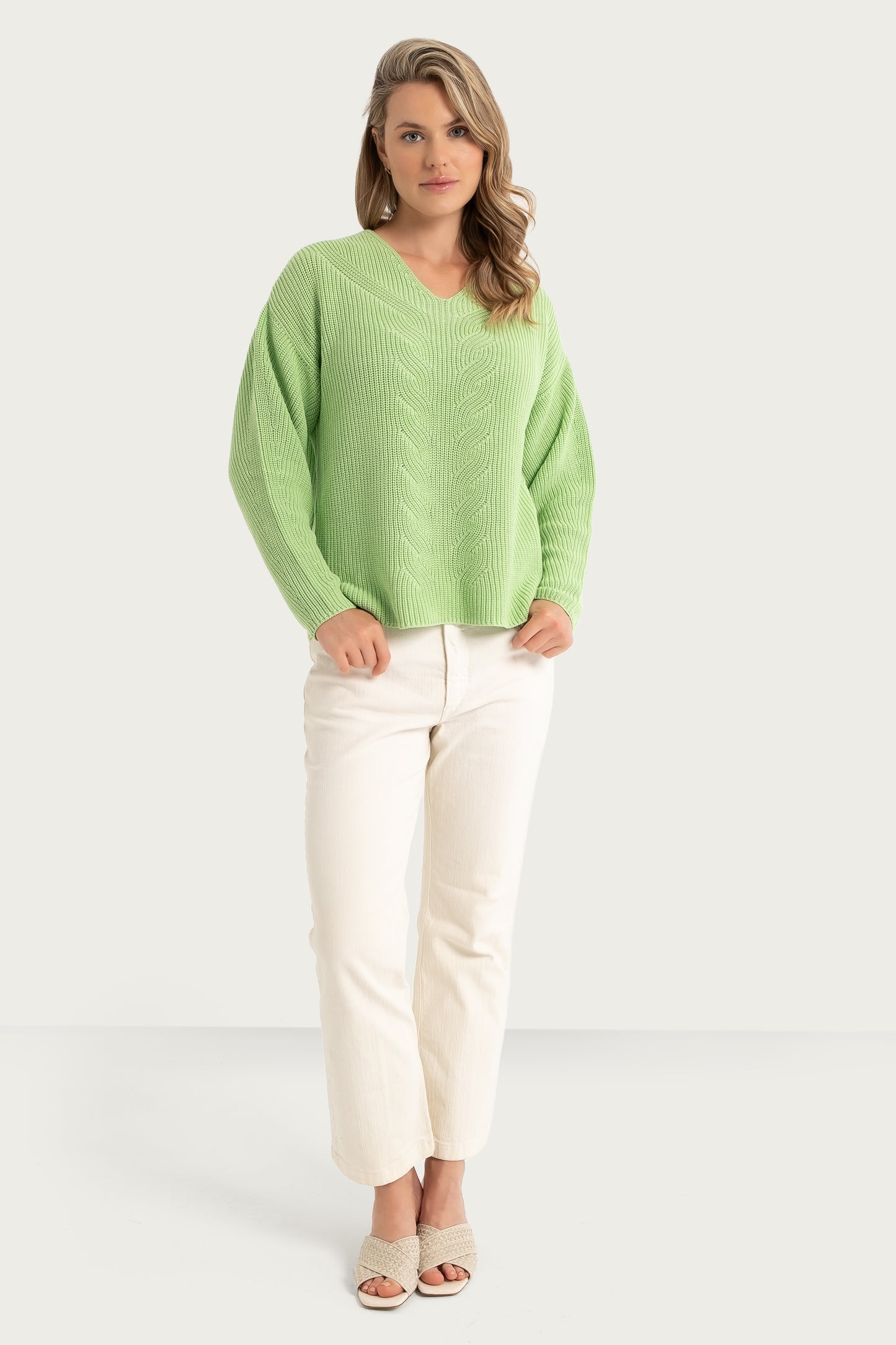 Green Long Sleeve Pullover