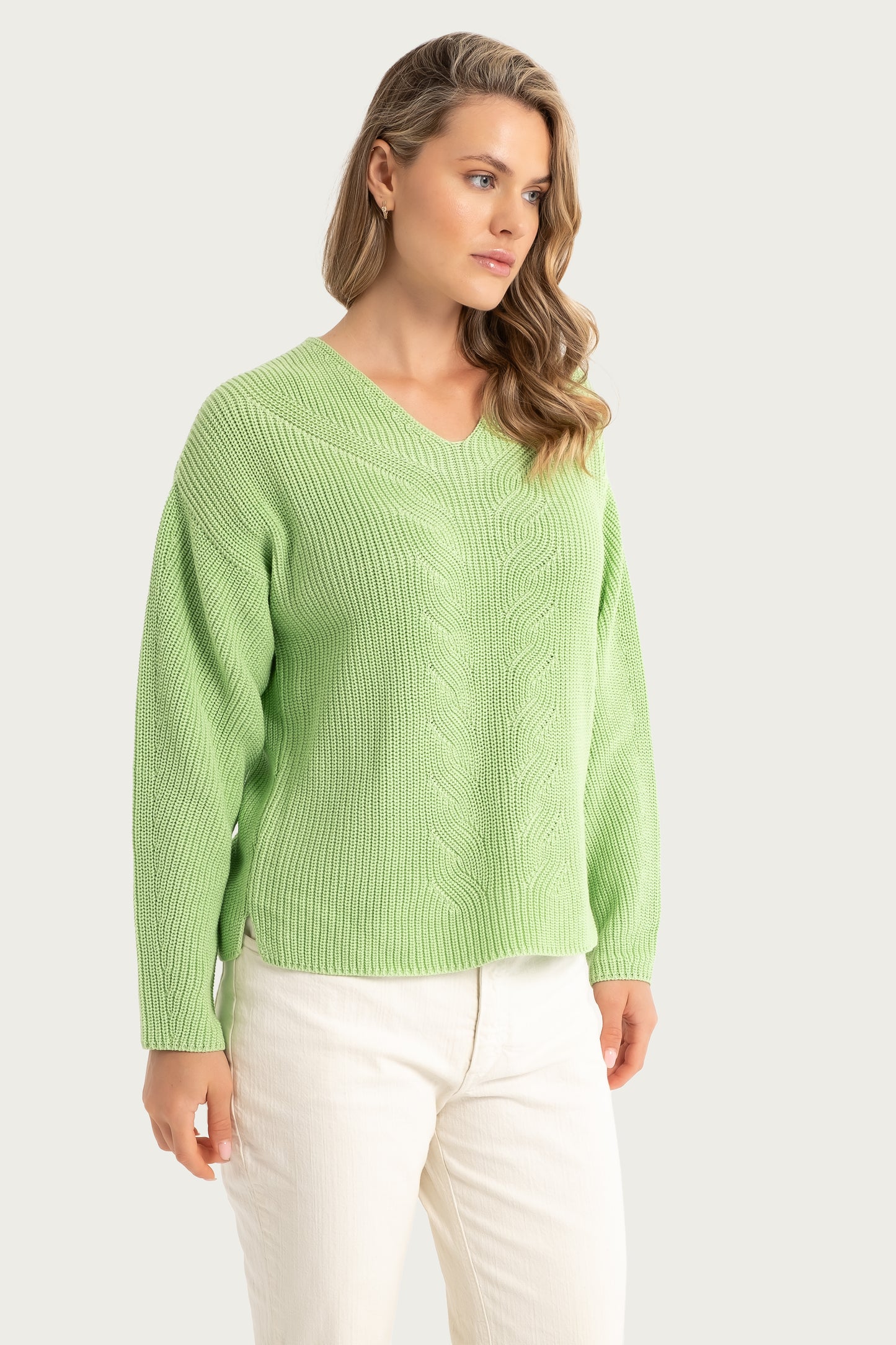 Green Long Sleeve Pullover