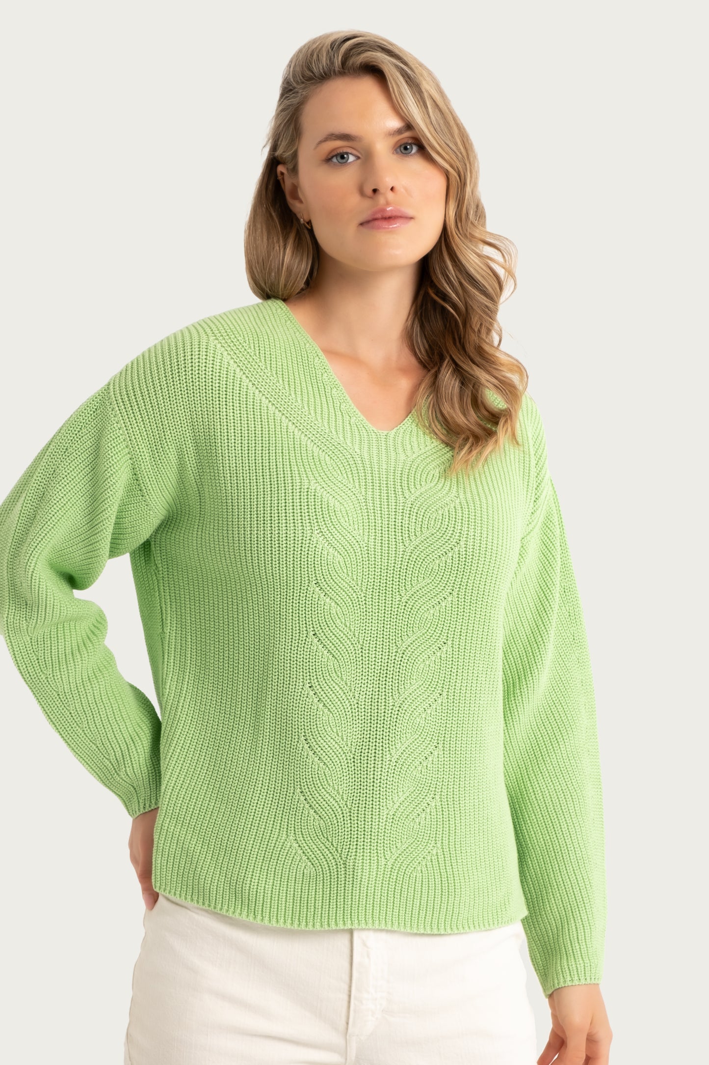 Green Long Sleeve Pullover