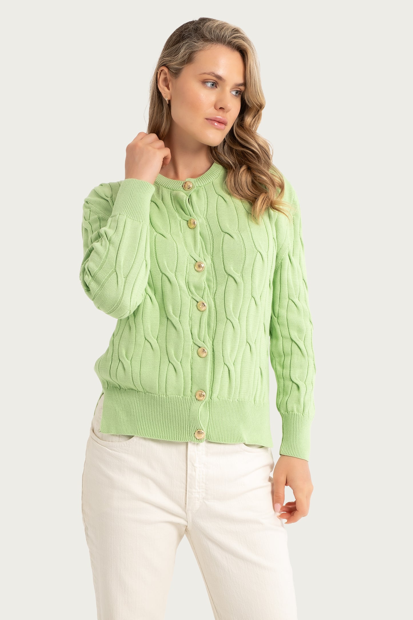 Green Cardigan